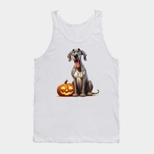 Halloween Great Dane Dog #3 Tank Top